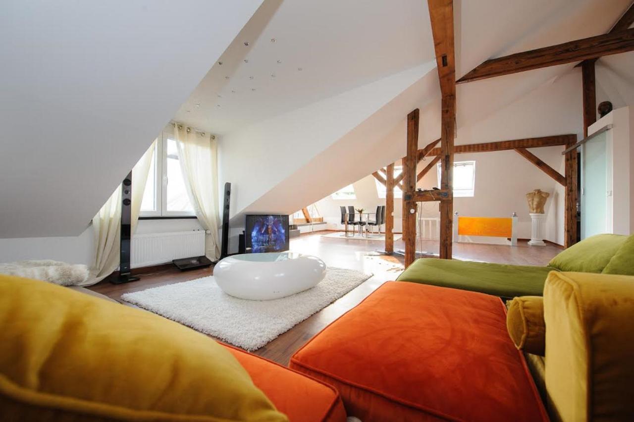 City Penthouse mit Dachterrasse Freiburg im Breisgau Eksteriør billede